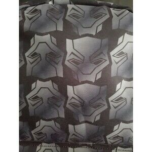 School Backpack Black Panther Kids Book Bag Wakanda Marvel Logo All Over Print